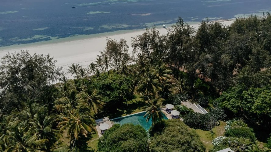 Zuri boutique hotel aerial view — Watamu, Kenya